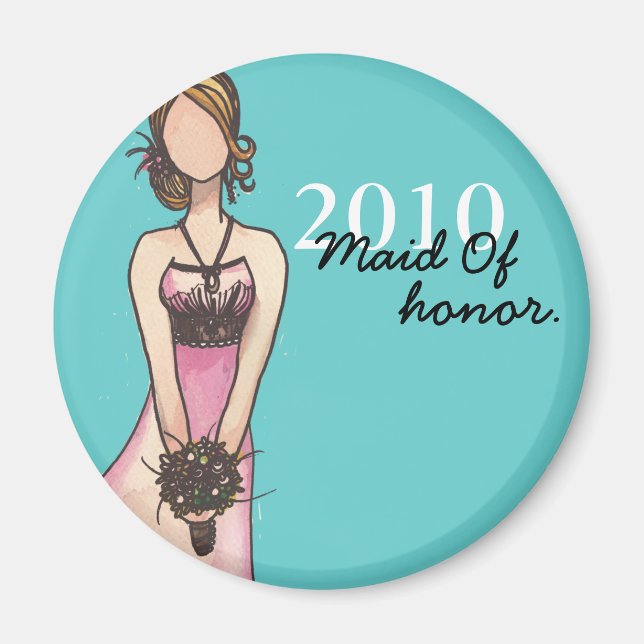 Maid Of Honour Magnet (Front)