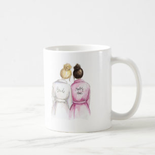 Maid of Honour? Mug Blonde Bride Dark Brunette