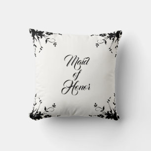 Maid of Honour Personalised White Cushion