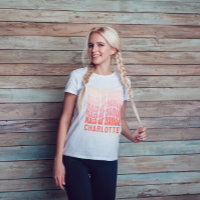 Maid of honour Pink modern girly retro 60's simple