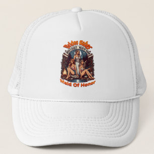 Maid of Honour Pride A Celebratory Bridal Party Trucker Hat