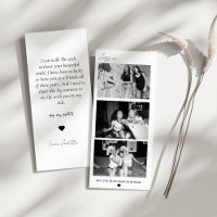 Maid of Honour Proposal Photo Strip Photo Booth