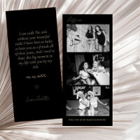 Maid of Honour Proposal Photo Strip Photo Booth