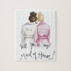 Maid of Honour? Puzzle Dk Br Bun Bride Bl Bun MH