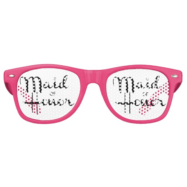 Maid of Honour Retro Script Sunglasses (Front)