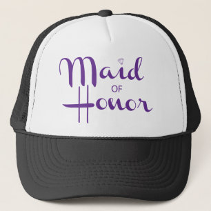 Maid of Honour Retro Script Trucker Hat