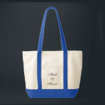 Maid of Honour Tote<br><div class="desc">Tote bag shown in natural/royal blue with text; Maid of Honour. Customise this item or buy as is.</div>