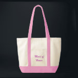 Maid of Honour Tote Bag<br><div class="desc">Maid of Honour text design</div>
