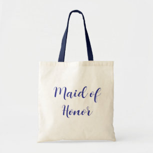 Maid of Honour Tote Bag in Stylish Cursive
