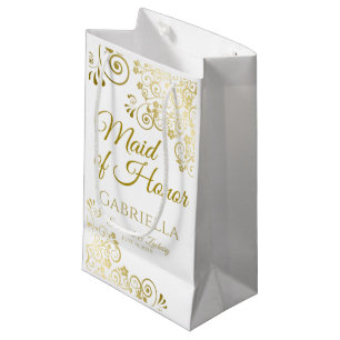 Maid of Honour Wedding Gift Bag Small