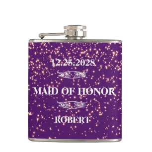 Maid of Honour Wedding Hip Flask