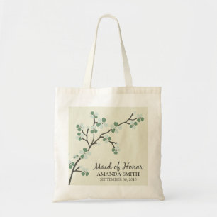Maid of Honour Wedding Party Gift Bag (sage)