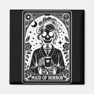 Maid Of Horror Tarot Card Bride Coven Gothic Bache Magnet