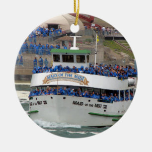 Maid of the Mist Boat: Niagara Falls Ceramic Tree Decoration