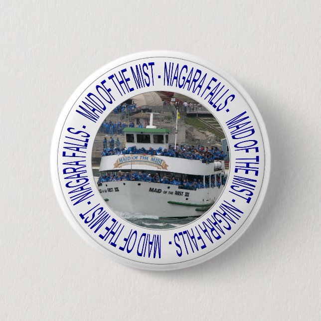 Maid of the mist - Niagara Falls 6 Cm Round Badge (Front)