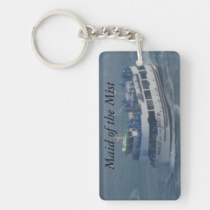 Maid of the mist on the Niagara river Key Ring