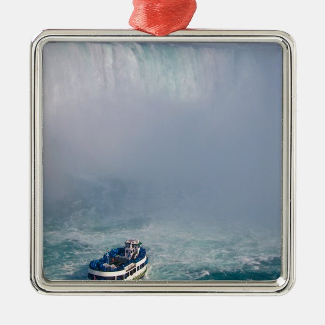 Maid of the Mist Rainbow Niagara Falls, Canada Metal Tree Decoration (Front)