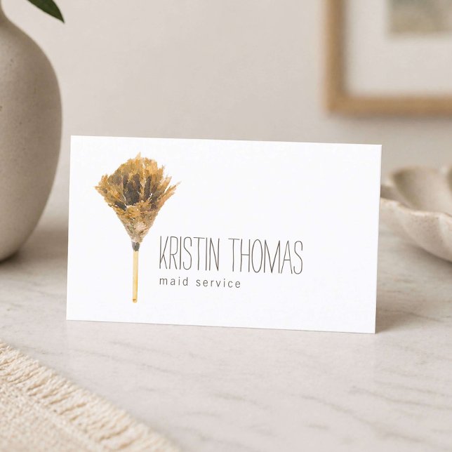 Maid Service Business Card (Creator Uploaded)
