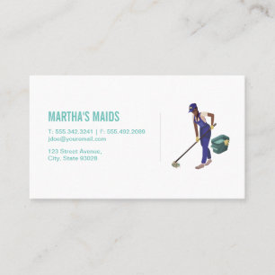 Maid Service Business Card