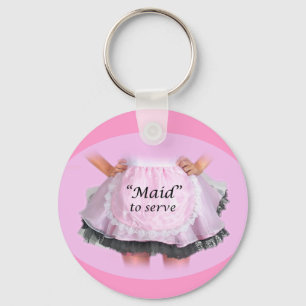 Maid to Serve Key Ring