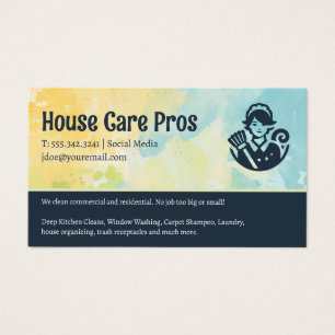 Maid with Broom House Care Services