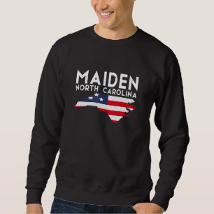 Maiden North Carolina USA State America Travel Sweatshirt