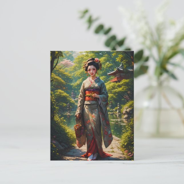 Maiden of the Green Garden Postcard (Standing Front)