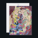 Maiden (Virgin), Gustav Klimt, Vintage Art Nouveau<br><div class="desc">The Maiden (aka The Virgin) (1913) by Gustav Klimt is a vintage Victorian Era Art Nouveau fine art symbolism portrait painting. Several women yawning, stretching and sleeping in a bed covered with colourful mosaic pattern blankets. About the artist: Gustav Klimt (1862-1918) was an Austrian Symbolist painter and one of the...</div>