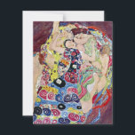 Maiden (Virgin), Gustav Klimt, Vintage Art Nouveau<br><div class="desc">The Maiden (aka The Virgin) (1913) by Gustav Klimt is a vintage Victorian Era Art Nouveau fine art symbolism portrait painting. Several women yawning, stretching and sleeping in a bed covered with colourful mosaic pattern blankets. About the artist: Gustav Klimt (1862-1918) was an Austrian Symbolist painter and one of the...</div>