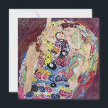 Maiden (Virgin), Gustav Klimt, Vintage Art Nouveau<br><div class="desc">The Maiden (aka The Virgin) (1913) by Gustav Klimt is a vintage Victorian Era Art Nouveau fine art symbolism portrait painting. Several women yawning, stretching and sleeping in a bed covered with colourful mosaic pattern blankets. About the artist: Gustav Klimt (1862-1918) was an Austrian Symbolist painter and one of the...</div>