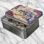 Maiden (Virgin), Gustav Klimt, Vintage Art Nouveau Jigsaw Puzzle<br><div class="desc">The Maiden (aka The Virgin) (1913) by Gustav Klimt is a vintage Victorian Era Art Nouveau fine art symbolism portrait painting. Several women yawning, stretching and sleeping in a bed covered with colourful mosaic pattern blankets. About the artist: Gustav Klimt (1862-1918) was an Austrian Symbolist painter and one of the...</div>