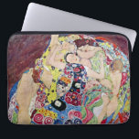 Maiden (Virgin), Gustav Klimt, Vintage Art Nouveau Laptop Sleeve<br><div class="desc">The Maiden (aka The Virgin) (1913) by Gustav Klimt is a vintage Victorian Era Art Nouveau fine art symbolism portrait painting. Several women yawning, stretching and sleeping in a bed covered with colourful mosaic pattern blankets. About the artist: Gustav Klimt (1862-1918) was an Austrian Symbolist painter and one of the...</div>