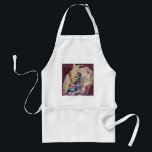 Maiden (Virgin), Gustav Klimt, Vintage Art Nouveau Standard Apron<br><div class="desc">The Maiden (aka The Virgin) (1913) by Gustav Klimt is a vintage Victorian Era Art Nouveau fine art symbolism portrait painting. Several women yawning, stretching and sleeping in a bed covered with colourful mosaic pattern blankets. About the artist: Gustav Klimt (1862-1918) was an Austrian Symbolist painter and one of the...</div>