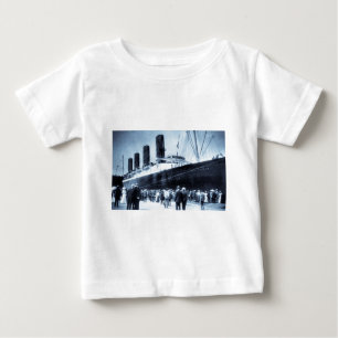 Maiden Voyage of RMS Lusitania, 13 Septemeber 1907 Baby T-Shirt