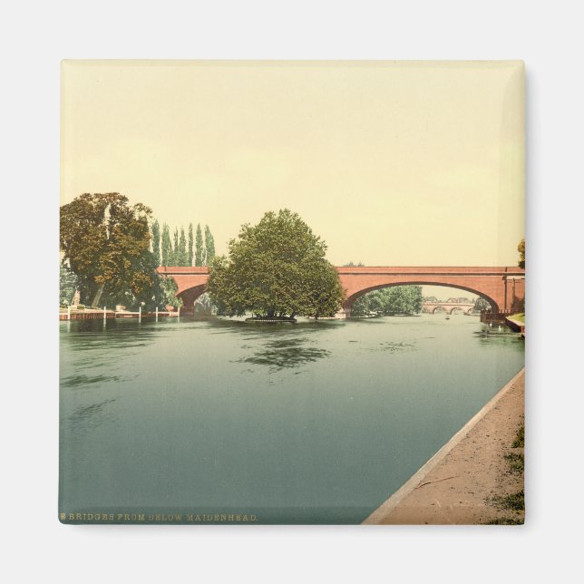 Maidenhead Railway Bridge, Berkshire, England Magnet (Front)