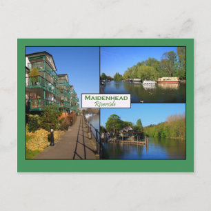 Maidenhead Riverside Postcard