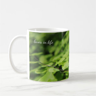 Maiden's Hair Fern Close-up Coffee Mug