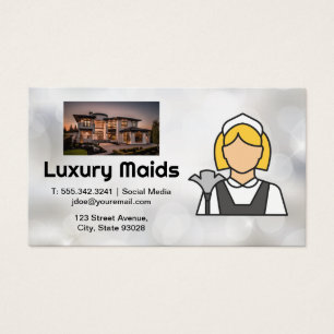 Maids Logo Luxury House Boke