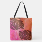 Maikai Hawaiian Monstera Leaf Tie-Dye Beach Bag