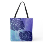 Maikai Hawaiian Monstera Leaf Tie-Dye Beach Bag