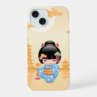 Maiko Kokeshi Doll - Cute Japanese Geisha Girl