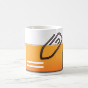 Mail Attachment Card Mug