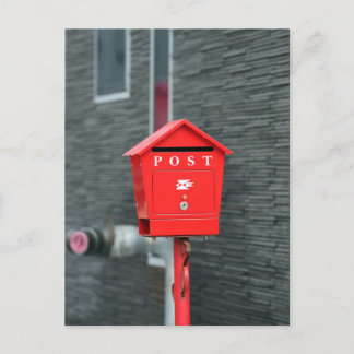 MAIL BOX POST RED BOX POSTCROSSING POSTCARD