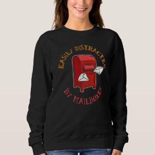 Mail Carrier Retro Vintage Postal Worker Quote 2 Sweatshirt