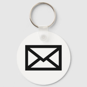 Mail envelope key ring