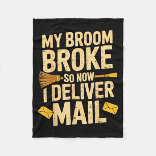 Mail Lady Design For Women Girls Postal Worker Mai Fleece Blanket