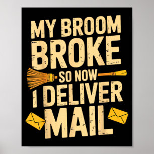 Mail Lady Design For Women Girls Postal Worker Mai Poster