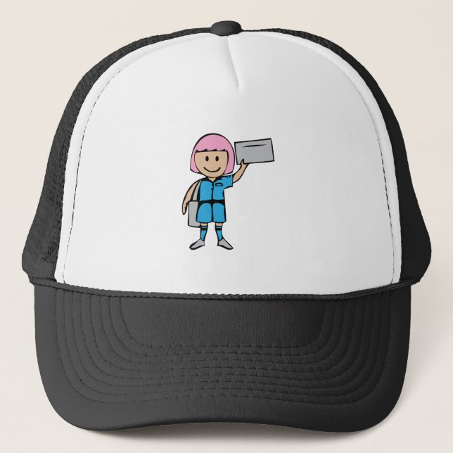 Mail Lady Trucker Hat (Front)
