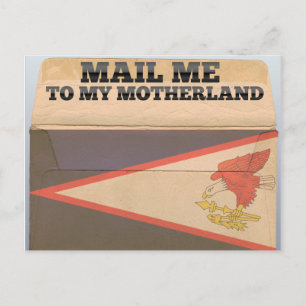Mail me to American Samoa Postcard
