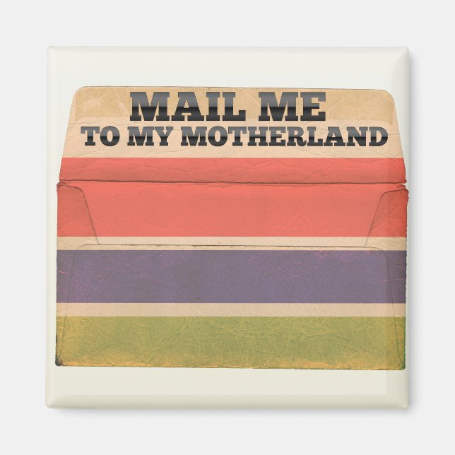 Mail me to Gambia Magnet (Front)